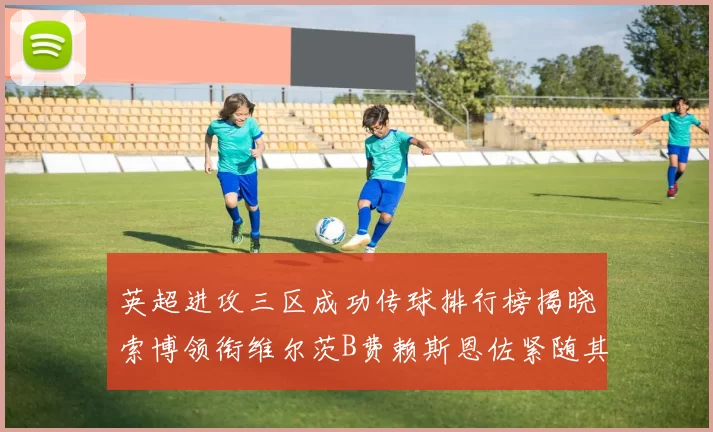 英超进攻三区成功传球排行榜揭晓索博领衔维尔茨B费赖斯恩佐紧随其后